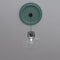 Ekena Millwork Traditional PVC Medallion (Canopies up to 13 1/2"), 22"OD x 3 1/2"ID x 1 1/2"P, Metallic Sea Mist CMP22TRFSM - alternate 9